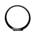S/2 12/14" Aluminum Ring, Black