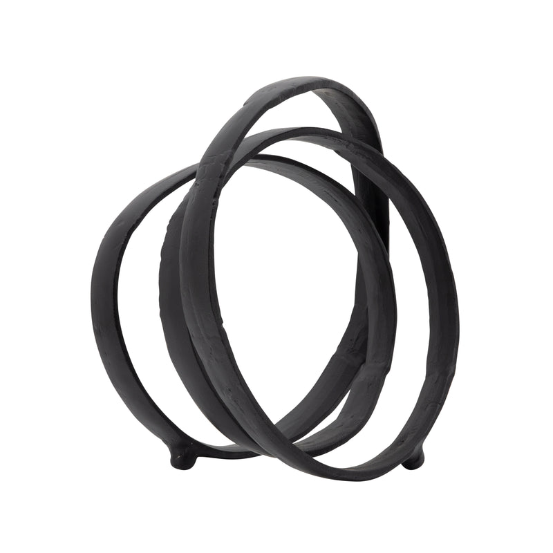 13" Metal Ring Sculpture Collection