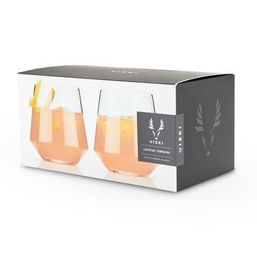 Gobelets à cocktail en cristal inclinés par Viski®