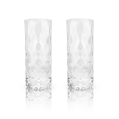 Vasos altos de cristal gema de Viski®