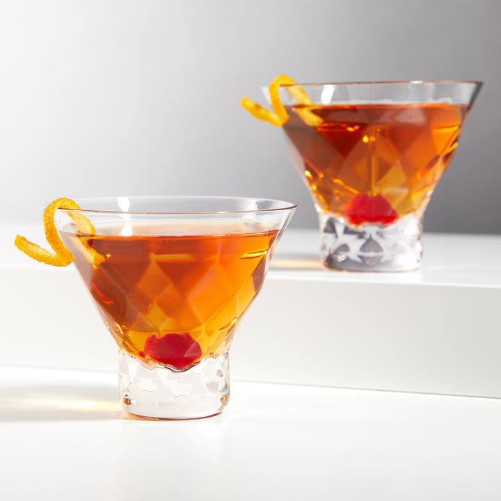 Copas de martini de cristal gema de Viski®