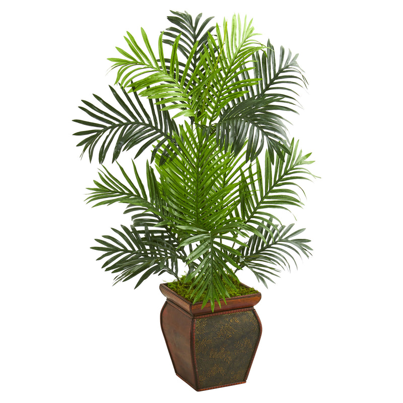Árbol artificial Paradise Palm de 3' en maceta decorativa