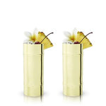 Vasos altos de bambú dorados de Viski®