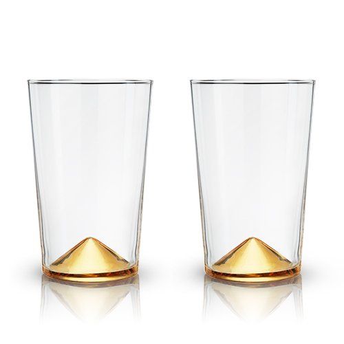 Vasos de cóctel con punta dorada de Viski®