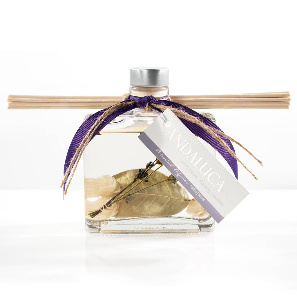 Amber Lavender Botanical Reed Diffuser - Decor Addict, LLC