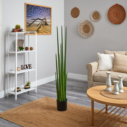 5’ Sansevieria Snake Artificial Plant - Decor Addict, LLC