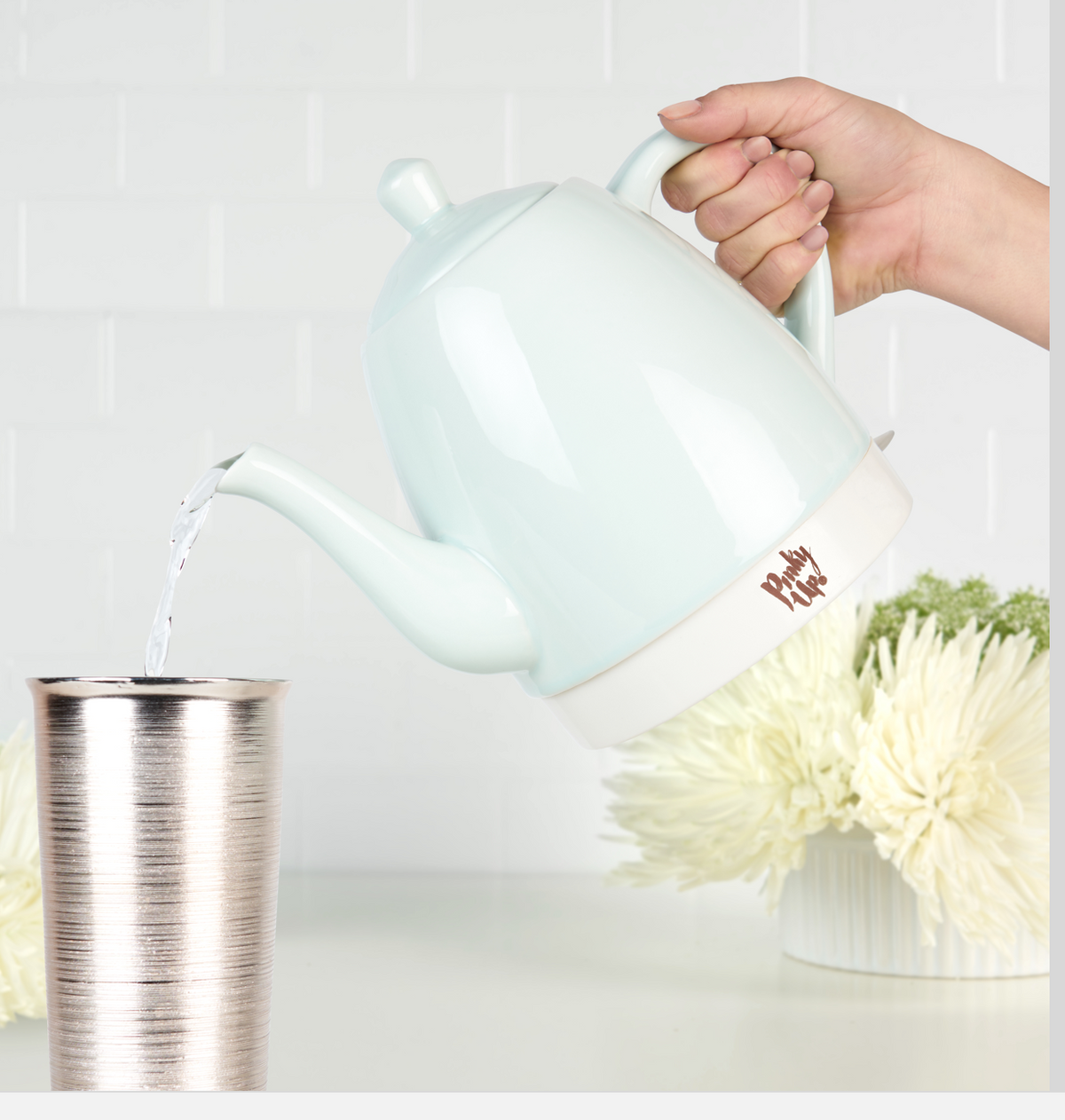 Noelle™ Ceramic Electric Tea Kettle by Pinky Up® - Decor Addict, LLC