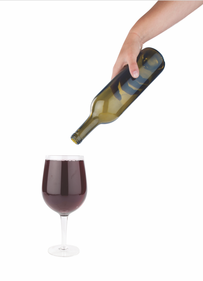 Big Swig: Full Bottle Wine Glass