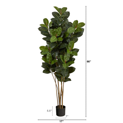 5.5’ Oak Artificial Tree UV Resistant (Indoor/Outdoor) - Decor Addict, LLC