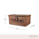 Newport Wicker Picnic Basket by Twine®