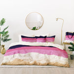 Alisa Galitsyna Abstract Sunset Sky Blush Colección de ropa de cama
