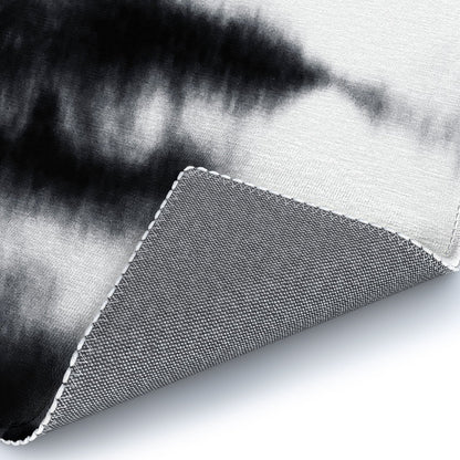 Alison Janssen Black and White Shibori Rug Collection - Decor Addict, LLC