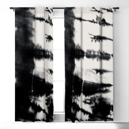 Alison Janssen Black And White Shibori Window Treatment - Decor Addict, LLC