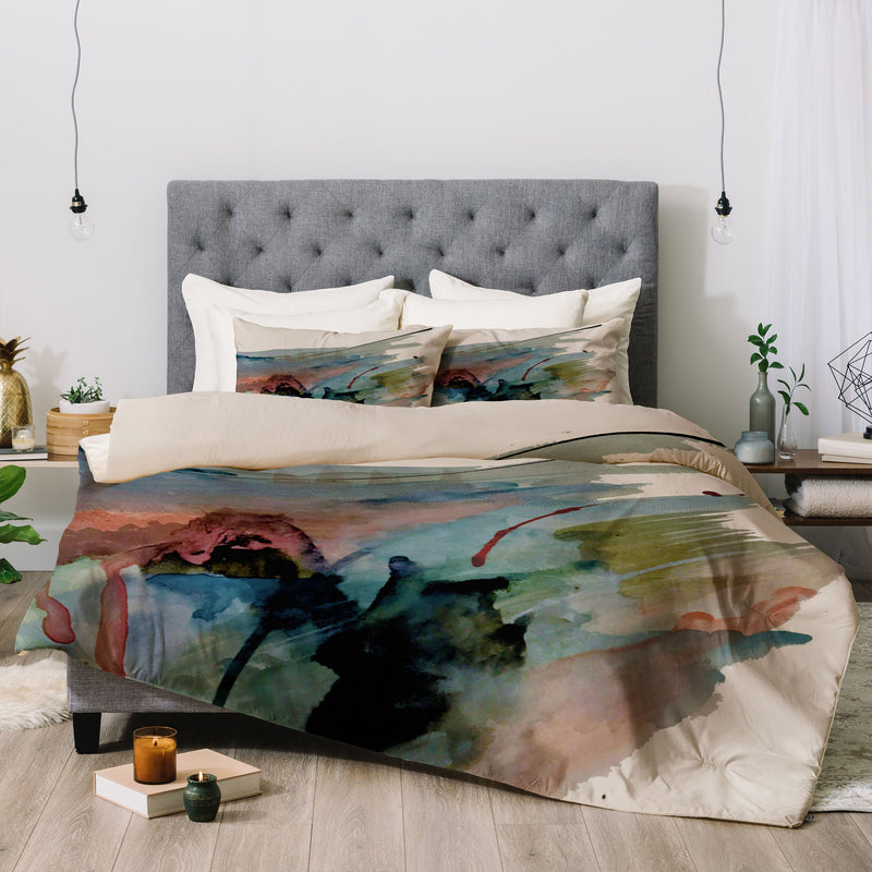 Alyssa Hamilton Art Begin Again 2 Una colección de ropa de cama de mezcla abstracta