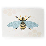 Avenie Bee And Honey Comb Welcome Mat Collection