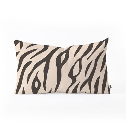 Avenie White Tiger Stripes Throw Pillow - Decor Addict, LLC