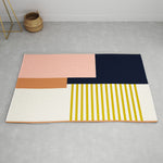 Becky Bailey Sol Abstract Geometric Print I Rug Collection