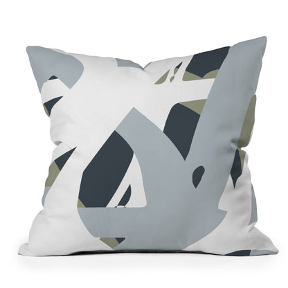 Camilla Foss Abstract Sealife Throw Pillow - Decor Addict, LLC