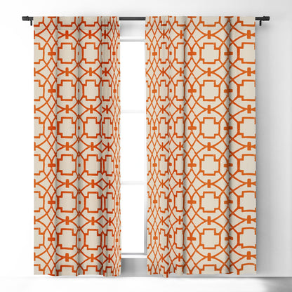 Caroline Okun Burnt Orange Umbria Window Treatment - Decor Addict, LLC