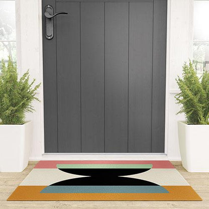 Colour Poems Abstract Minimalism V Welcome Mat Collection - Decor Addict, LLC