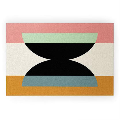 Colour Poems Abstract Minimalism V Welcome Mat Collection - Decor Addict, LLC