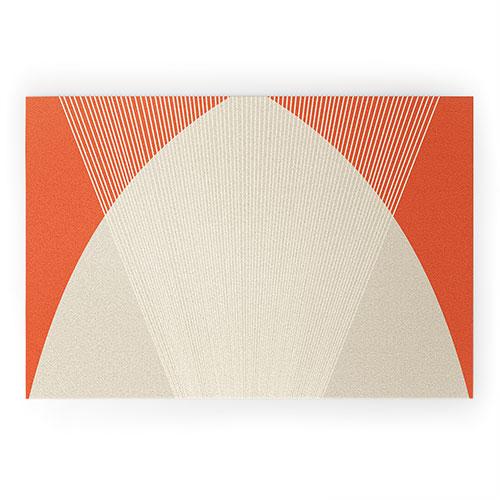 Colour Poems Cecilia Red Welcome Mat Collection