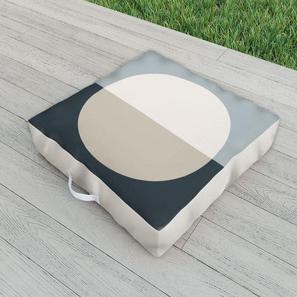 Colour Poems Color Block Abstract Xx Floor Pillow Collection - Decor Addict, LLC