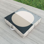 Colour Poems Color Block Abstract Xx Floor Pillow Collection