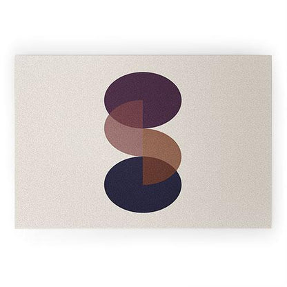 Colour Poems Geometric Harmony Iii Welcome Mat Collection - Decor Addict, LLC