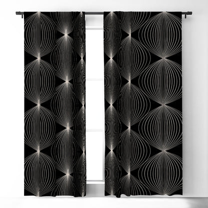 Colour Poems Geometric Orb Pattern Ii Window Treatment - Decor Addict, LLC