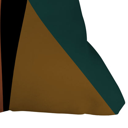 Colour Poems Geometric Triangles Bold Throw Pillow - Decor Addict, LLC
