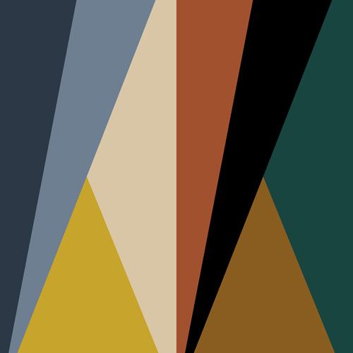 Colour Poems Triangles géométriques Collection de literie audacieuse