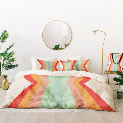 Colour Poems Retro Stripes Reflection Ii Bedding Collection - Decor Addict, LLC