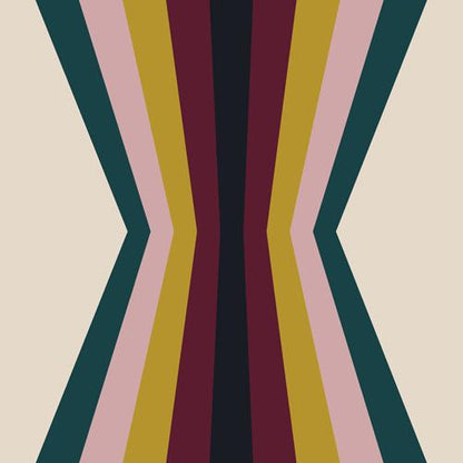 Colour Poems Retro Stripes Reflection Iii Bedding Collection - Decor Addict, LLC