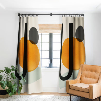 Domonique Brown Oranges Window Treatment - Decor Addict, LLC