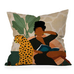 Domonique Brown Stay Home No 1 Throw Pillow Collection