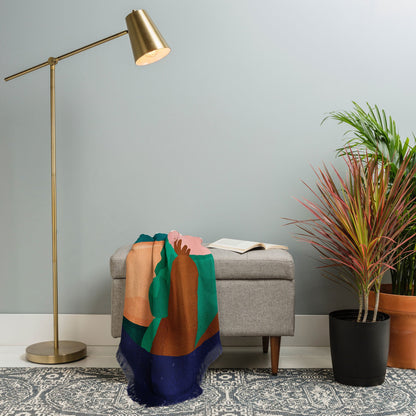 Domonique Brown Stay Home No 5 Throw Blanket - Decor Addict, LLC