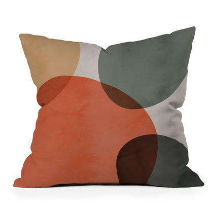 Emanuela Carratoni Winter Abstract Theme Throw Pillow - Decor Addict, LLC