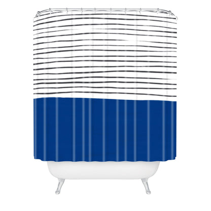 Hello Twiggs Dark Blue Abstract Bath Collection - Decor Addict, LLC