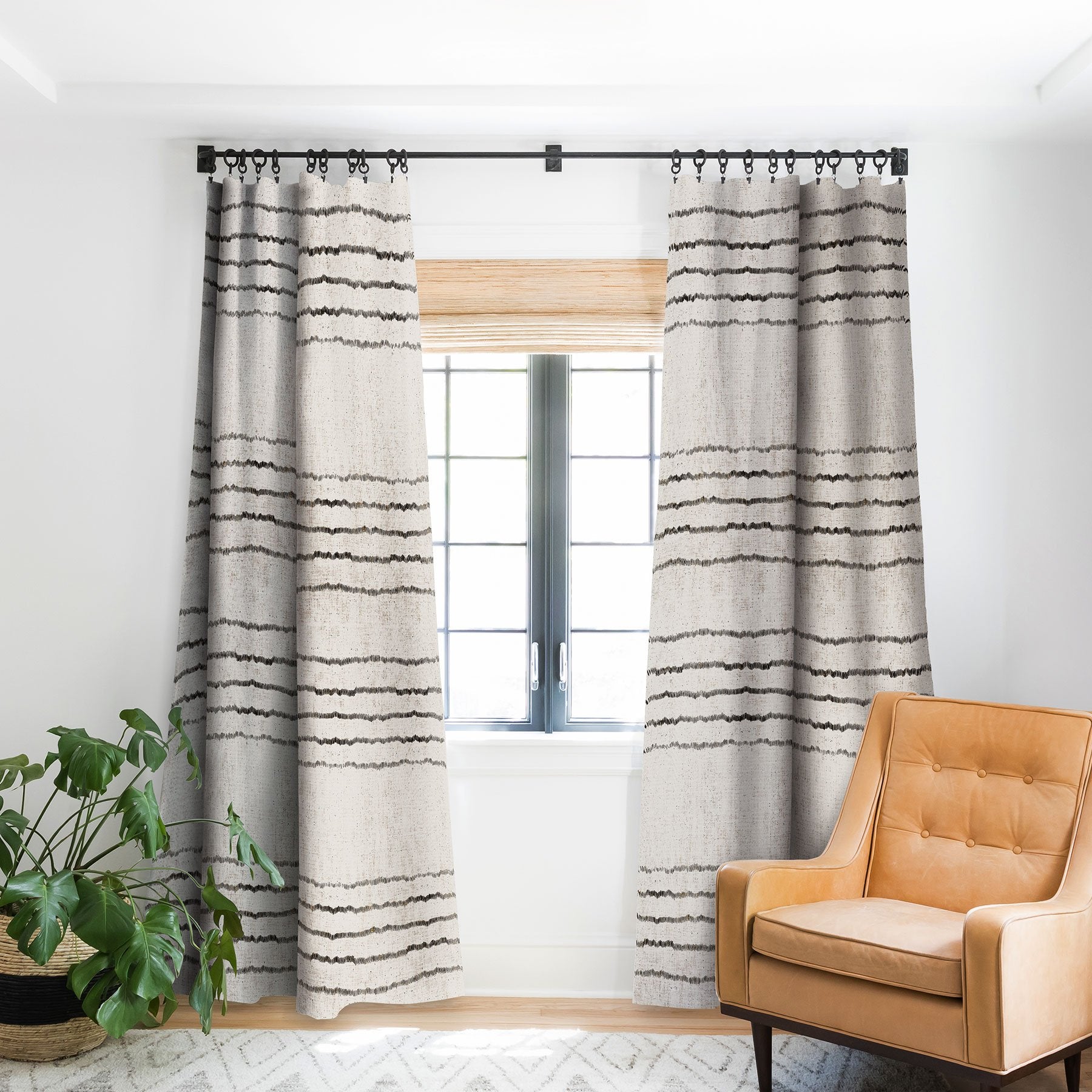 Holli Zollinger Linen Stripe Rustic Treatment - Decor Addict, LLC