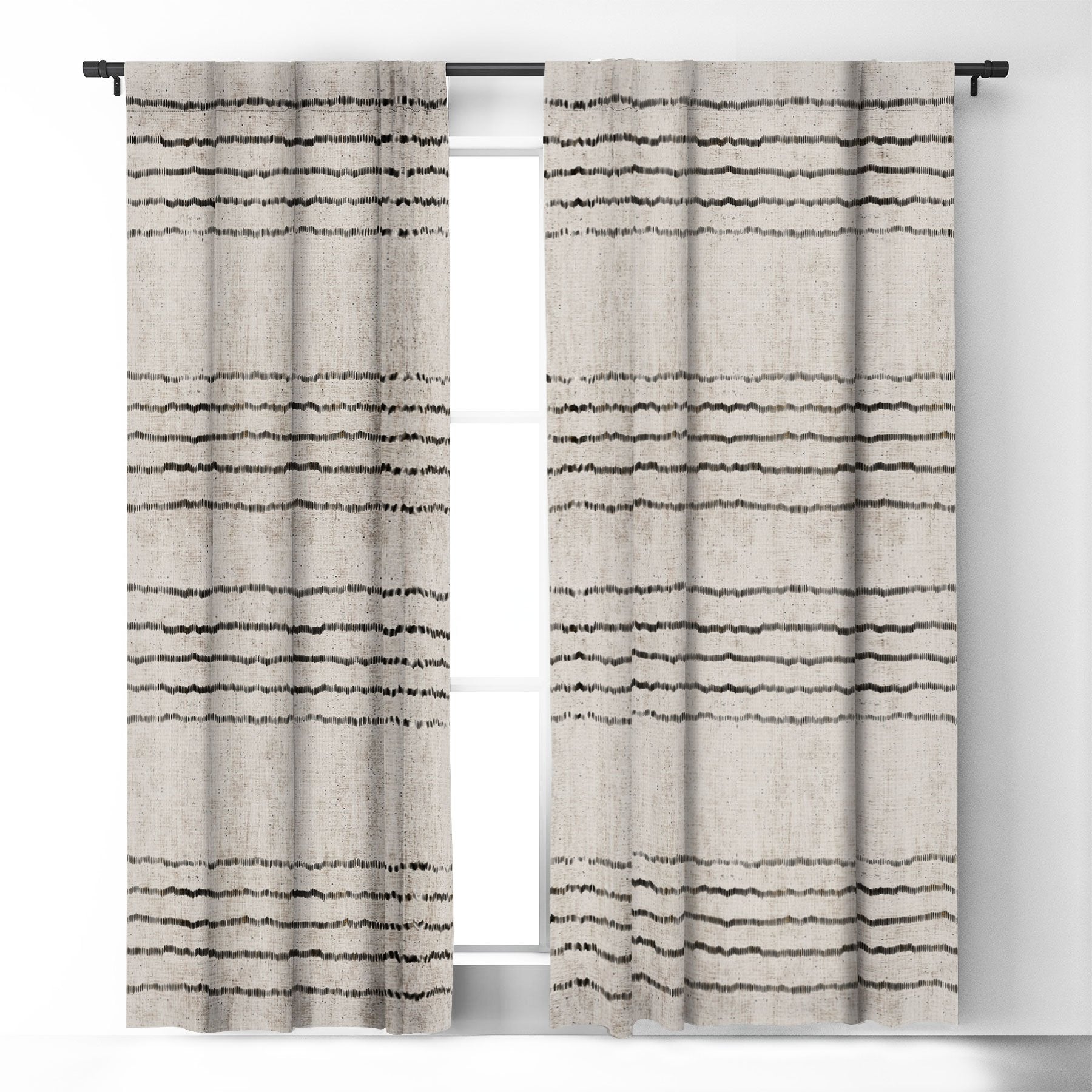 Holli Zollinger Linen Stripe Rustic Treatment - Decor Addict, LLC