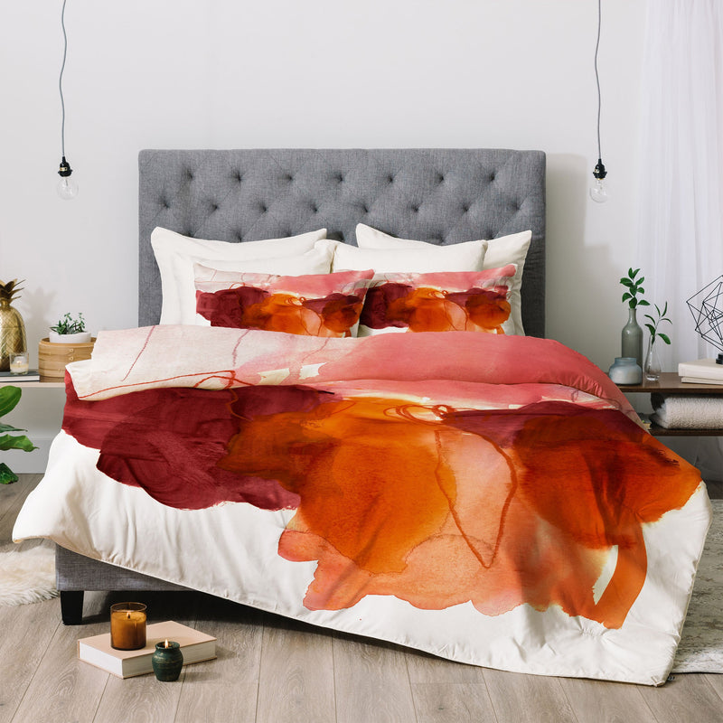 Iris Lehnhardt Pintura abstracta X Colección de ropa de cama