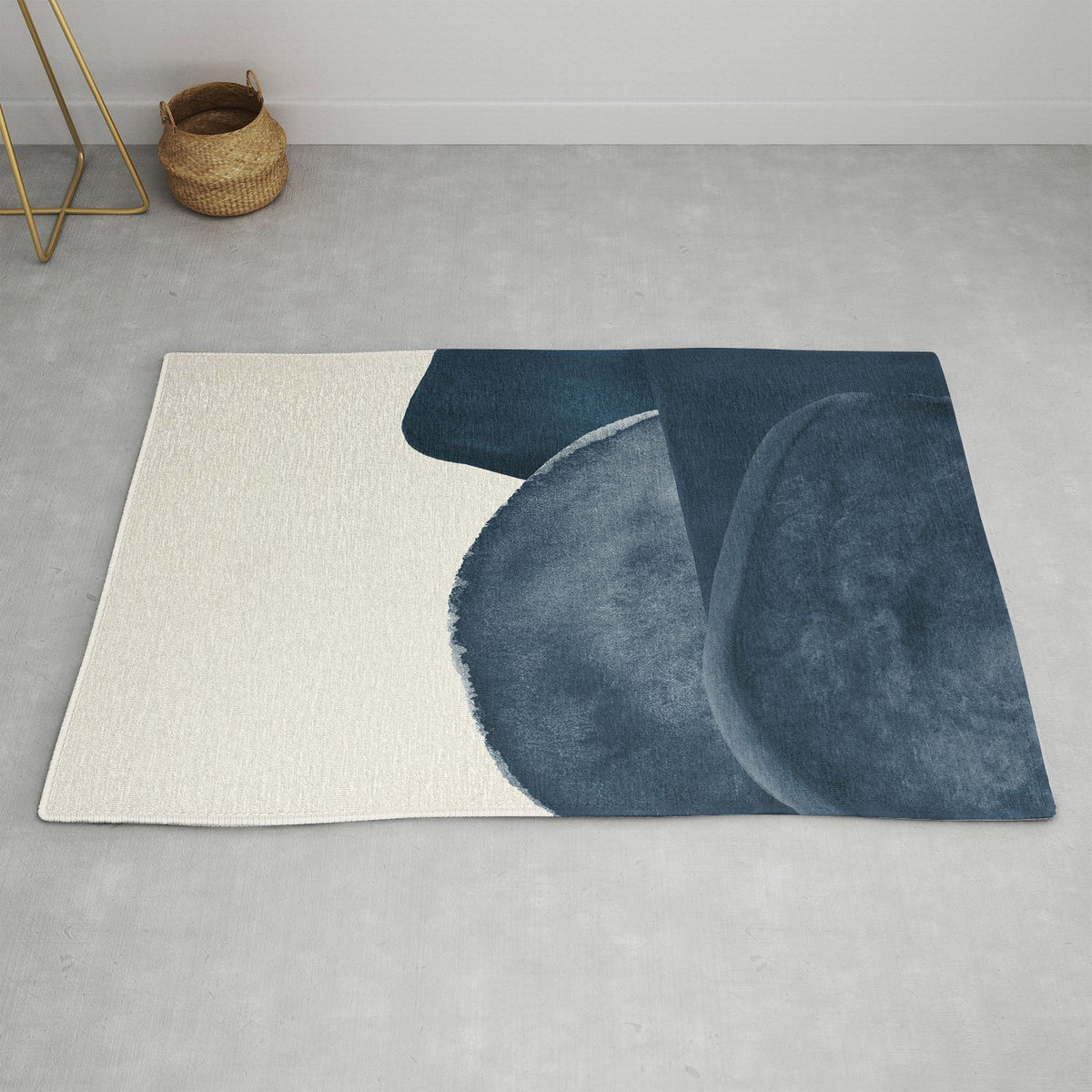 Iris Lehnhardt Blue Landscape Rug Collection - Decor Addict, LLC