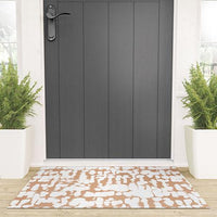 Jacqueline Maldonado Inky Inverse Terra Cotta Welcome Mat Collection - Decor Addict, LLC