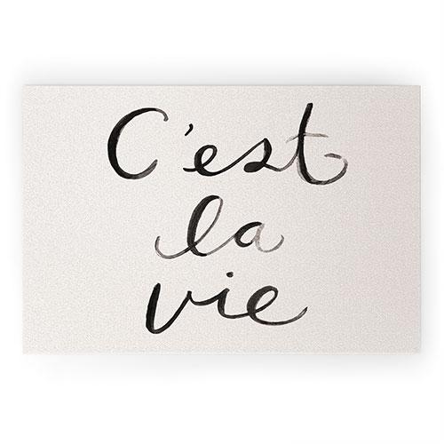 Kelli Murray Cest La Vie 2 Welcome Mat Collection - Decor Addict, LLC