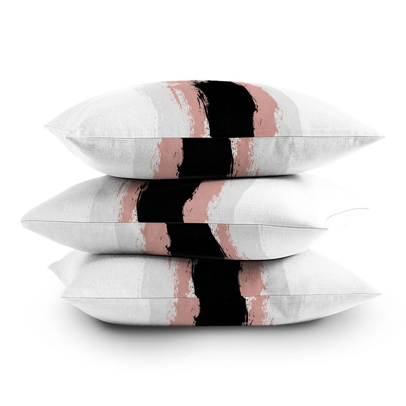 Kelly Haines Mixed Paint Stripes Throw Pillow Collection