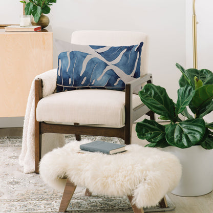 Kris Kivu Blue Botanicals II Throw Pillow Collection - Decor Addict, LLC