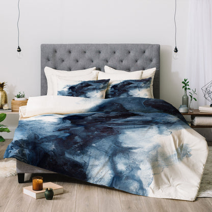 Kris Kivu Indigo Depths No 1 Bedding Collection - Decor Addict, LLC