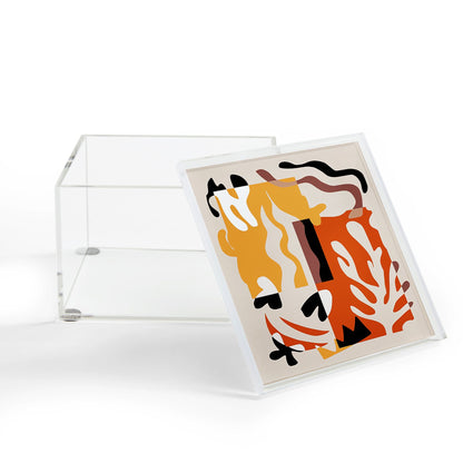 Little Dean Stripe Collage Acrylic Tray - Decor Addict, LLC