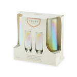 Luster Stemless Champagne Flute Set by Twine®